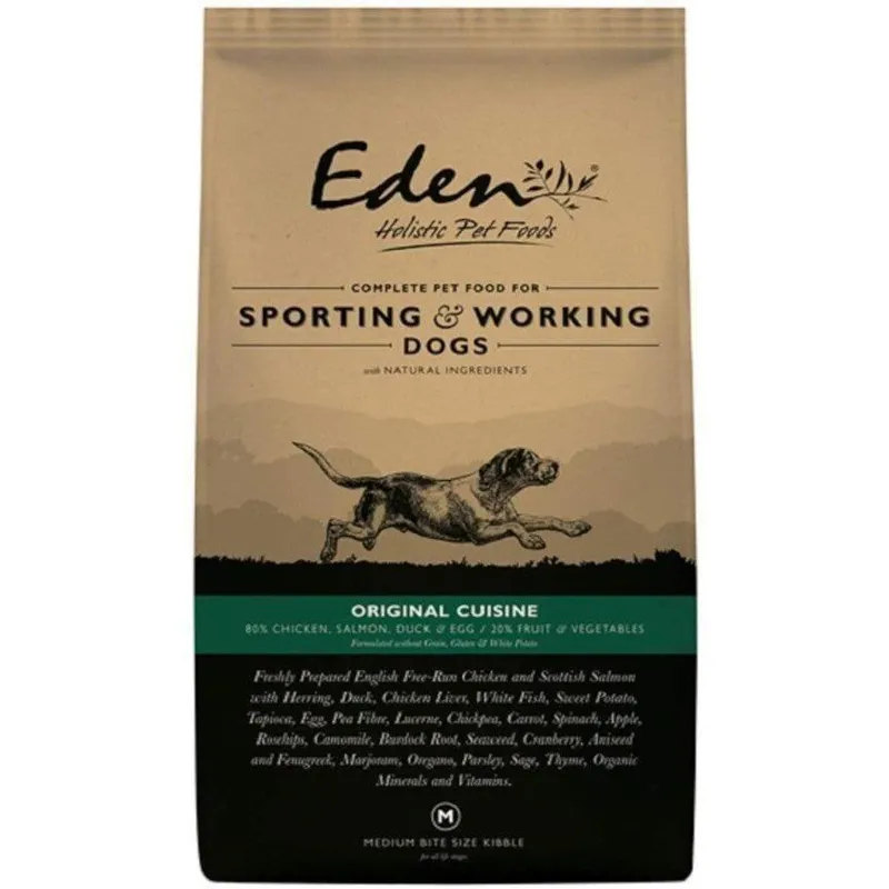Eden Working Dog Original Cuisine 15kg Small Kibble